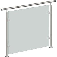 Glass Balustrade for Decking, Stairs and Balconies - 1030 x 1230mm