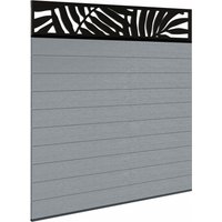 Composite Fence Panels - Pearl Without Posts 2.4m