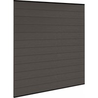 Composite Fence Panels - Walnut Without Posts 0.3m