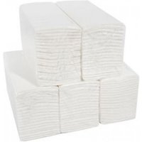 C21 Luxury 2ply C-Fold White Hand Towels | 12 Packs of 200 Sheets