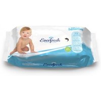 Baby Wipes Fragrance Free | Case of 12 Packs | Hypoallergenic