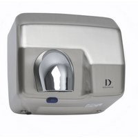 Dolphin Chrome Plated Hot Air Hand Dryer in Satin