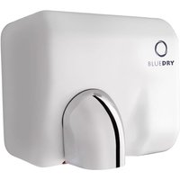 FW3 BlueDry Blue Storm Hand Dryer in White Steel