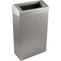 Synergise 30 Litre Wastebin in Brushed Steel | Standing / Wall Mounted