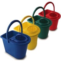 Mulberry 15 Litre Red Polypropylene Mop Bucket with Handle