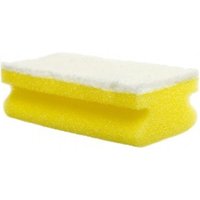 PHS White & Yellow Sponge Non-Scratch Scourers (Pack of 10)