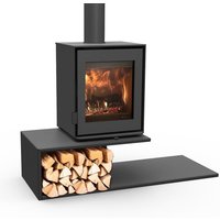 Dik Geurts Modivar 5 4.9kW Wood Burning Ecodesign Stove on Floating Plateau