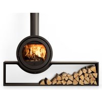 Dik Geurts Odin Tunnel 8.3kW Wood Burning Ecodesign Stove on Plateau Base