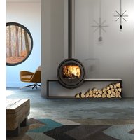 Dik Geurts Odin 6.7kW Wood Burning Ecodesign Stove on Plateau Base