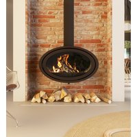 Dik Geurts Oval Front 7.9kW Wood Burning Ecodesign Suspended Stove