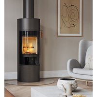 Scan 84-1 Modern Grey Wood Burning Ecodesign Stove