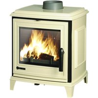 Invicta Sedan S Ivory Enamel 5kW Wood Burning Ecodesign Stove