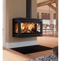 Dik Geurts Vidar Triple Large 8.0kW Wood Burning Ecodesign Wall Mounted Stove