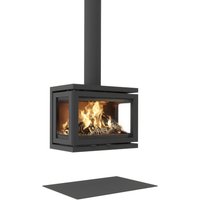 Dik Geurts Vidar Triple Medium 7.1kW Wood Burning Ecodesign Wall Mounted Stove