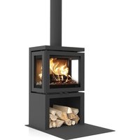 Dik Geurts Vidar Triple Small 4.9kW Wood Burning Ecodesign Logstore Stove