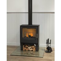 Mendip Woodland 5kW DEFRA Wood Burning / Multi Fuel Ecodesign Convection Stove with Logstore
