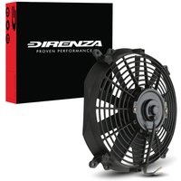 Universal 12" 12v 80w Straight Blade Fan