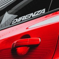 Direnza White Sticker - 12"