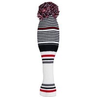 Callaway Pom Pom 2020 Driver Headcover - White/Black/Charcoal/Red