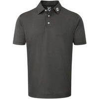 FootJoy Stretch Pique Solid Golf Shirt - Grey - Size:XXL-Colour:Charcoal