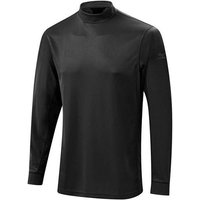 Mizuno Warmalite Thermal Mock Longsleeve Pullover - Black - Size:S