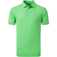 FootJoy Stretch Pique Solid Mens Golf Shirt - Green - Size:L