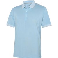 Galvin Green Moon Breathable Golf Polo Shirt - Crystal Blue/Sand - Size:XL