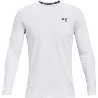 Under Armour ColdGear Fitted Golf Mock - White/Black (100) - Apparel Sizing:M