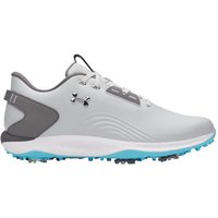 Under Armour Drive Fade 2 Golf Shoes - Mod Gray/Steel/Metallic Silver (011) - UK Shoe Size:UK 8-Width:Standard