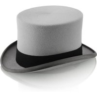 Dobell Enjoy a 23% Discount on the Grey Wool Felt Ascot Top Hat from Christys London