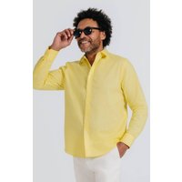 Dobell Promotion Enjoy 43% Discount on Yellow Linen Shirt