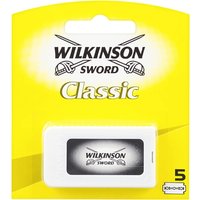 Wilkinson Sword Classic : 5 Lame Double Edge per una Rasatura Perfetta