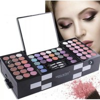 Miss Rose Ombretto Kit Make-up Trousse 142 Colori Box Professional