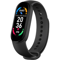 Smartwatch M6 braccialetto da Uomo e Donna per Attività Sportive con Cardiofrequenzimetro Impermeabile