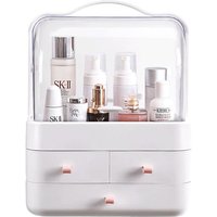 Organizer Box Cosmetici 3 Cassetti Maniglia Antipolvere Espositore Makeup LD-288