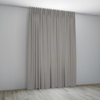 Overgordijn Parijs taupe