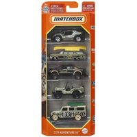 Matchbox 5-pack autootjes - HFH16 - City Adventure III