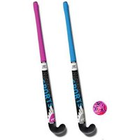 Straathockeyset 28" plastic met bal in tas
