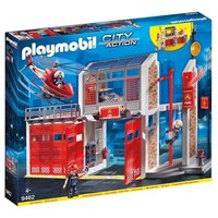 9462 Playmobil Grote brandweerkazerne met helikopter