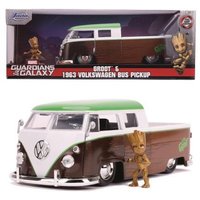 Guardians of the Galaxy 1963 VW Bus Pickup 1:24 met Groot