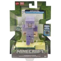 Minecraft Figuur 8cm met accessoire - HLB14 - Stronghold Steve