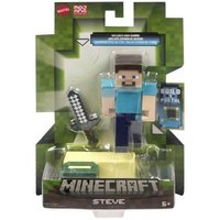 Minecraft Figuur 8cm met accessoire - HMB17 - Steve