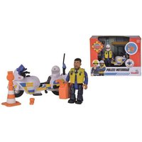 Brandweerman Sam Politie Motor met Malcom