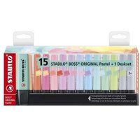 Stabilo Boss Original deskset pastel 15dlg
