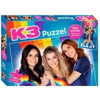 K3 Regenboog puzzel 104st + poster