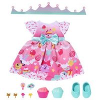 BABY Born Deluxe VerTardagsjurk 43cm met accessoires