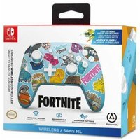 Switch PowerA Wireless Controller Fortnite Sticker Mania