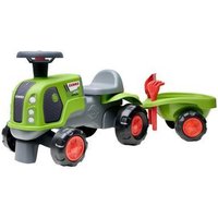 Claas Arion 470 looptractor met trailer