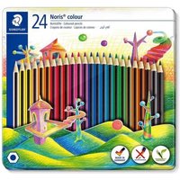 Noris colour kleurpotlood - metalen etui 24st