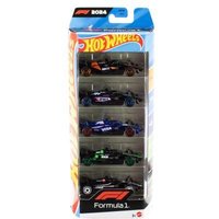 Hot Wheels Formule 1 Race Cars 5-Pack voertuigen
